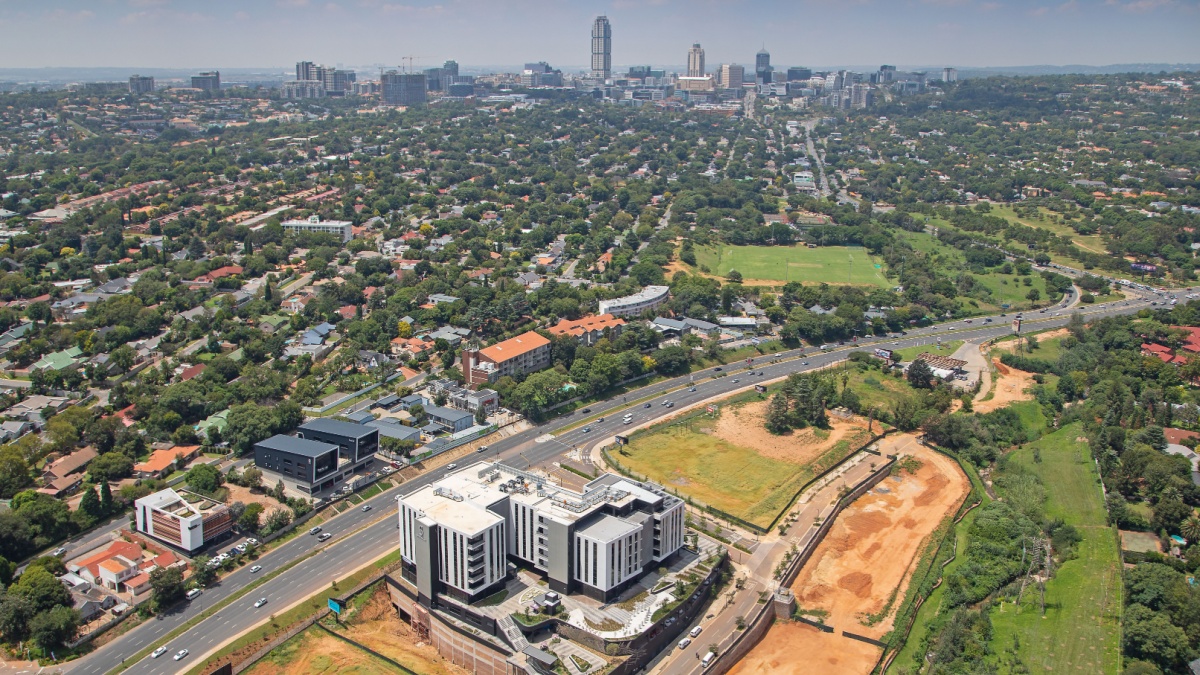 Bryanston, Sandton residential streets